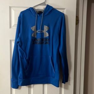 Blue under armour hoodie, small